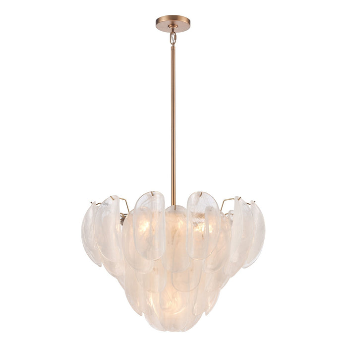Arabela Lighting - 85410-7 - Seven Light Pendant - Chateau - Satin Brass