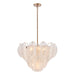Arabela Lighting - 85410-7 - Seven Light Pendant - Chateau - Satin Brass