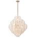 Arabela Lighting - 85414-20 - 20 Light Pendant - Chateau - Satin Brass