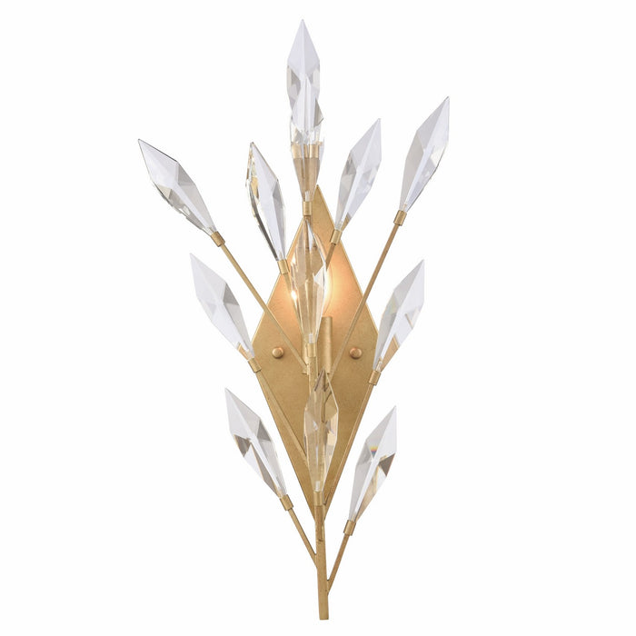Arabela Lighting - 85423-1 - One Light Wall Sconce - Crystal Fusion - Peruvian Gold