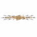 Arabela Lighting - 85427-6 - Six Light Vanity - Crystal Fusion - Peruvian Gold