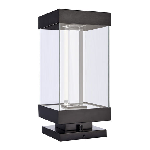 Claro LED Bollard Matte Black