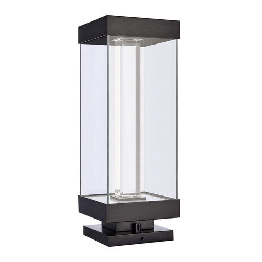 Claro LED Bollard Matte Black