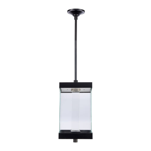 Claro LED Outdoor Pendant Matte Black