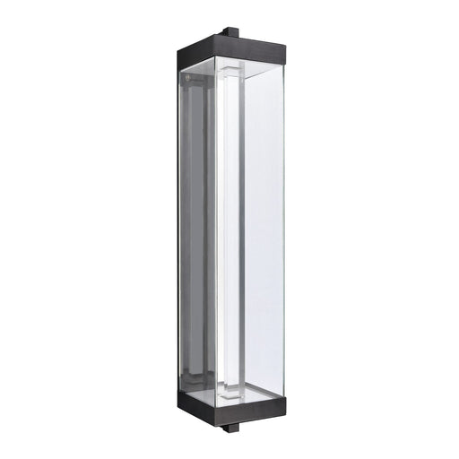 Claro LED Outdoor Wall Sconce Matte Black