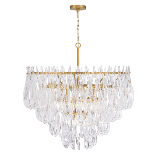 Glassara 15 Light Pendant Legacy Brass