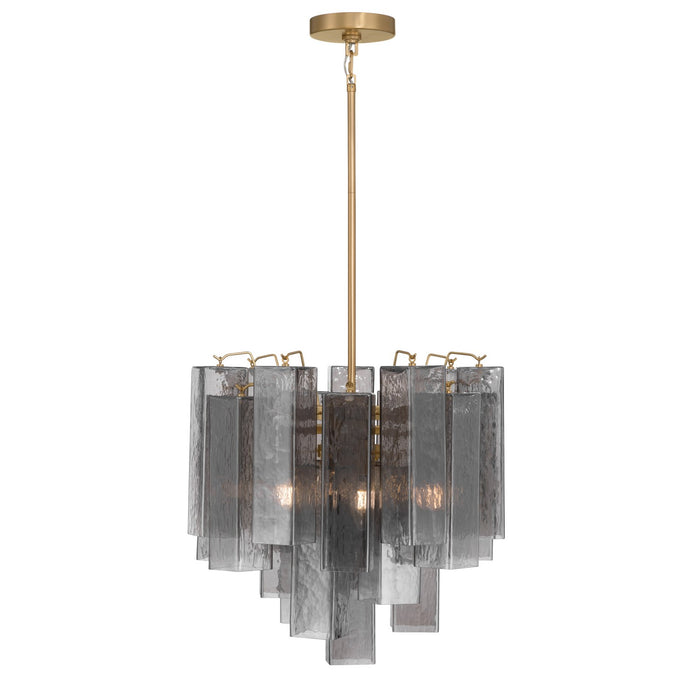 Metropolitan - N3146-GS-732 - Six Light Pendant - Torvento - Legacy Brass
