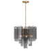 Metropolitan - N3146-GS-732 - Six Light Pendant - Torvento - Legacy Brass