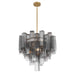Metropolitan - N3148-GS-732 - Nine Light Pendant - Torvento - Legacy Brass