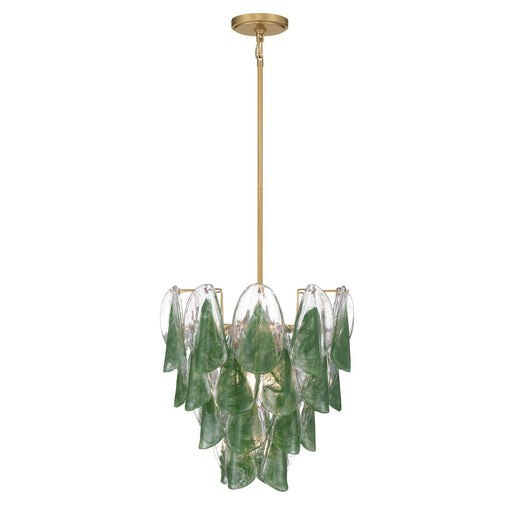 Verla Crest Five Light Pendant Legacy Brass