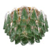 Metropolitan - N3476-G-732 - Six Light Flush Mount - Verla Crest - Legacy Brass