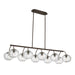 Metropolitan - N3507-860 - Ten Light Pendant - Lenora - Dark Bronze