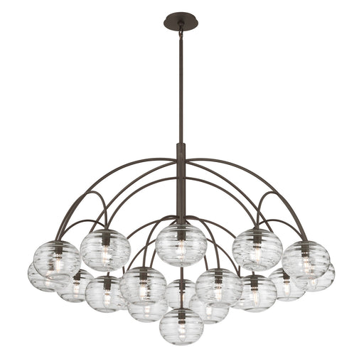 Lenora 19 Light Chandelier Dark Bronze