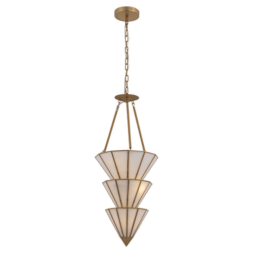 Jaxen Five Light Pendant Legacy Brass