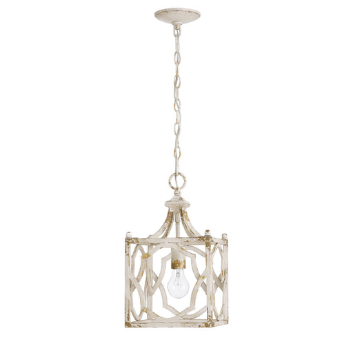 Laurent One Light Pendant Antique Ivory