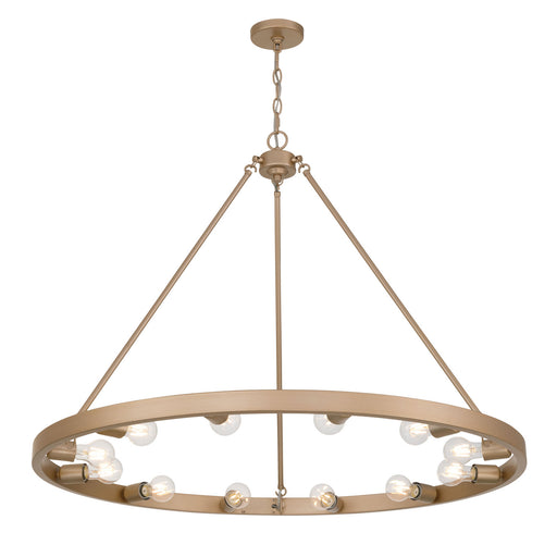 Golden - 1019-12 FRG - 12 Light Chandelier - Castile - French Gold