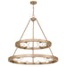 Golden - 1019-69 FRG - 15 Light Chandelier - Castile - French Gold