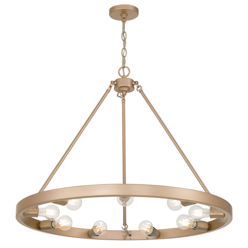 Golden - 1019-9 FRG - Nine Light Chandelier - Castile - French Gold