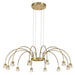 Golden - 1573-12 TG-B - LED Chandelier - Vario - Titanium Gold