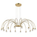 Golden - 1573-16 TG-C - LED Chandelier - Vario - Titanium Gold