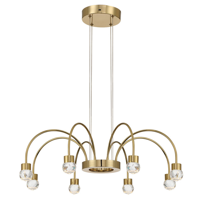 Golden - 1573-8 TG-C - LED Chandelier - Vario - Titanium Gold