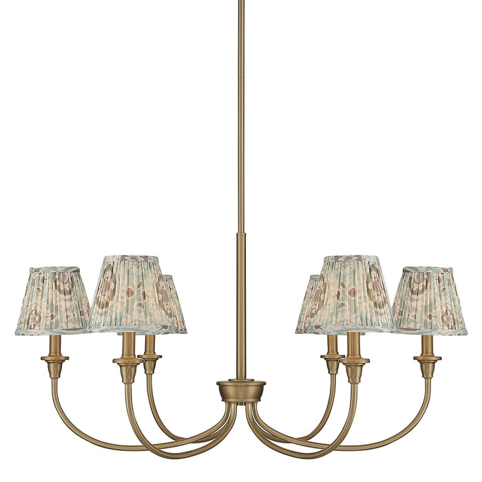 Golden - 1622-6 BCB-HGA - Six Light Chandelier - Brushed Champagne Brass
