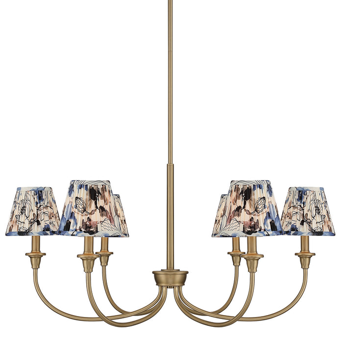 Golden - 1622-6 BCB-HGB - Six Light Chandelier - Brushed Champagne Brass