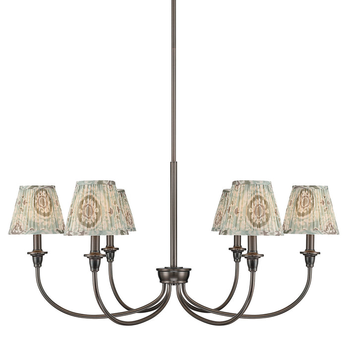 Golden - 1622-6 ORB-HGA - Six Light Chandelier - Oil Rubbed Bronze