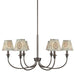 Golden - 1622-6 ORB-HGA - Six Light Chandelier - Oil Rubbed Bronze