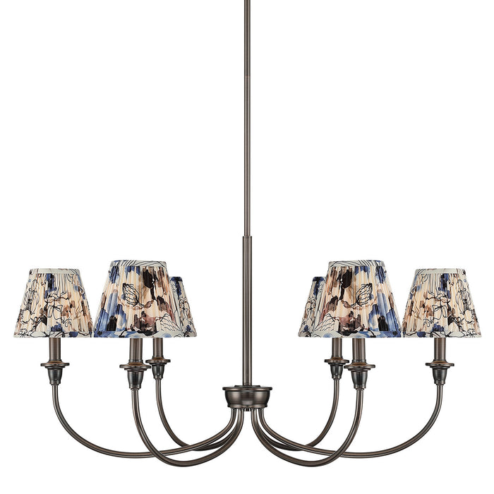 Golden - 1622-6 ORB-HGB - Six Light Chandelier - Oil Rubbed Bronze