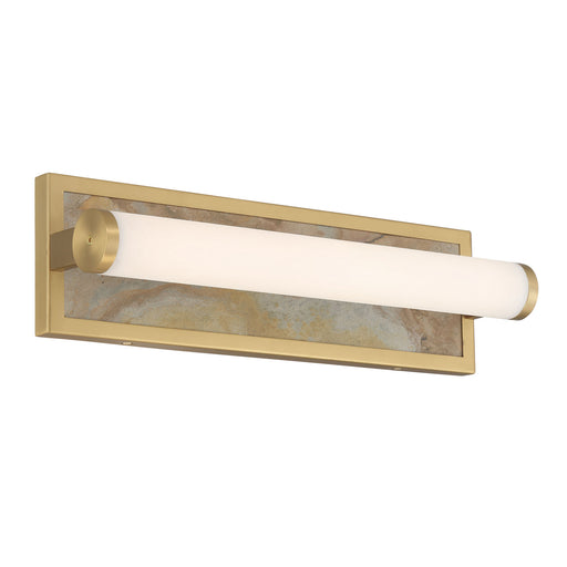 Golden - 1672-BA18 BCB-MR - LED Vanity - Stratum - Brushed Champagne Brass