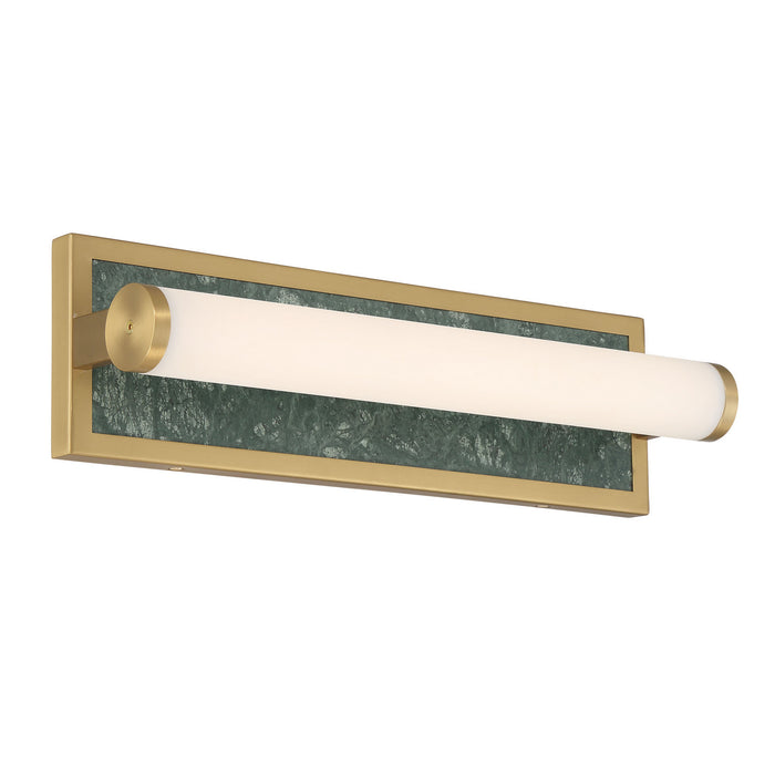 Golden - 1672-BA18 BCB-PRG - LED Vanity - Stratum - Brushed Champagne Brass