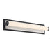 Golden - 1672-BA24 BLK-JW - LED Vanity - Stratum - Matte Black