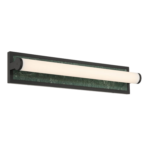 Golden - 1672-BA24 BLK-PRG - LED Vanity - Stratum - Matte Black