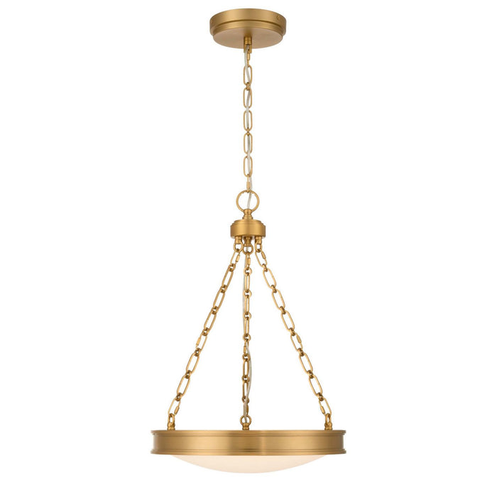Golden - 1700-17 BCB-EG - LED Pendant - Cameron - Brushed Champagne Brass