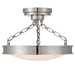 Golden - 1700-17SF PN-EG - LED Semi-Flush Mount - Cameron - Polished Nickel