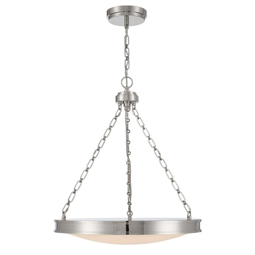 Golden - 1700-24 PN-EG - LED Pendant - Cameron - Polished Nickel