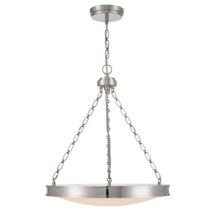 Golden - 1700-24 PN-EG - LED Pendant - Cameron - Polished Nickel