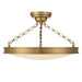Golden - 1700-24SF BCB-EG - LED Semi-Flush Mount - Cameron - Brushed Champagne Brass