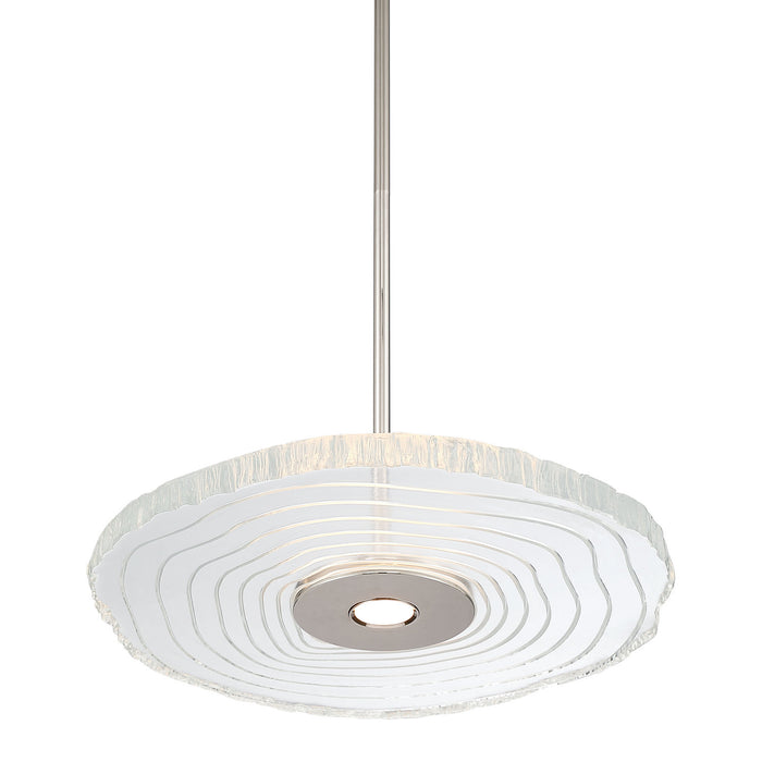 Golden - 1921-16 PN-RE - LED Pendant - Luminwood - Polished Nickel