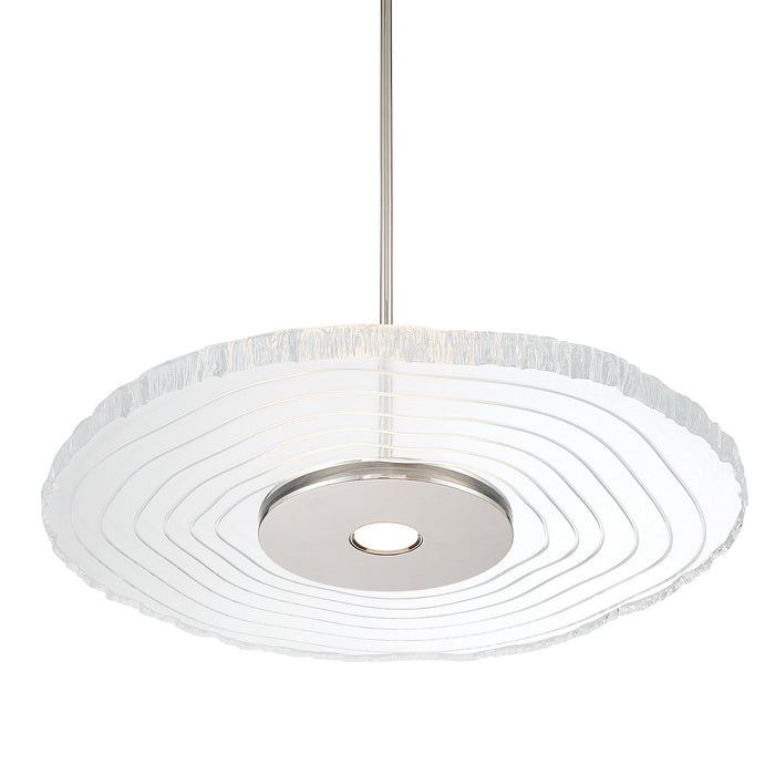 Golden - 1921-24 PN-RE - LED Pendant - Luminwood - Polished Nickel