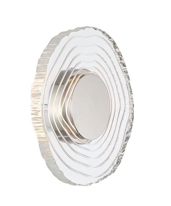 Golden - 1921-WSC12 PN-RE - LED Wall Sconce - Luminwood - Polished Nickel