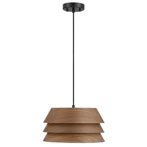 Aalto One Light Pendant Dark Walnut