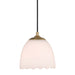 Golden - 6954-M1L BCB-OP - One Light Pendant - Dorinda - Brushed Champagne Brass