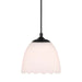 Golden - 6954-M1L BLK-OP - One Light Pendant - Dorinda - Matte Black