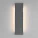 Golden - 7280-OWL24 GT - LED Outdoor Wall Mount - Stela - Gray Travertine