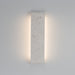 Golden - 7280-OWL24 WT - LED Outdoor Wall Mount - Stela - White Travertine