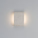 Golden - 7280-OWL9 WT - LED Outdoor Wall Mount - Stela - White Travertine