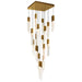 CWI Lighting - 1723P24-17-624 - LED Chandelier - Petra - Brass