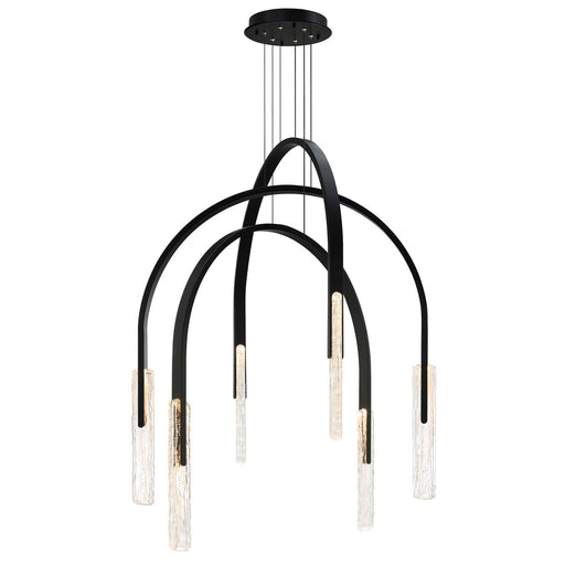 Curva LED Chandelier Black